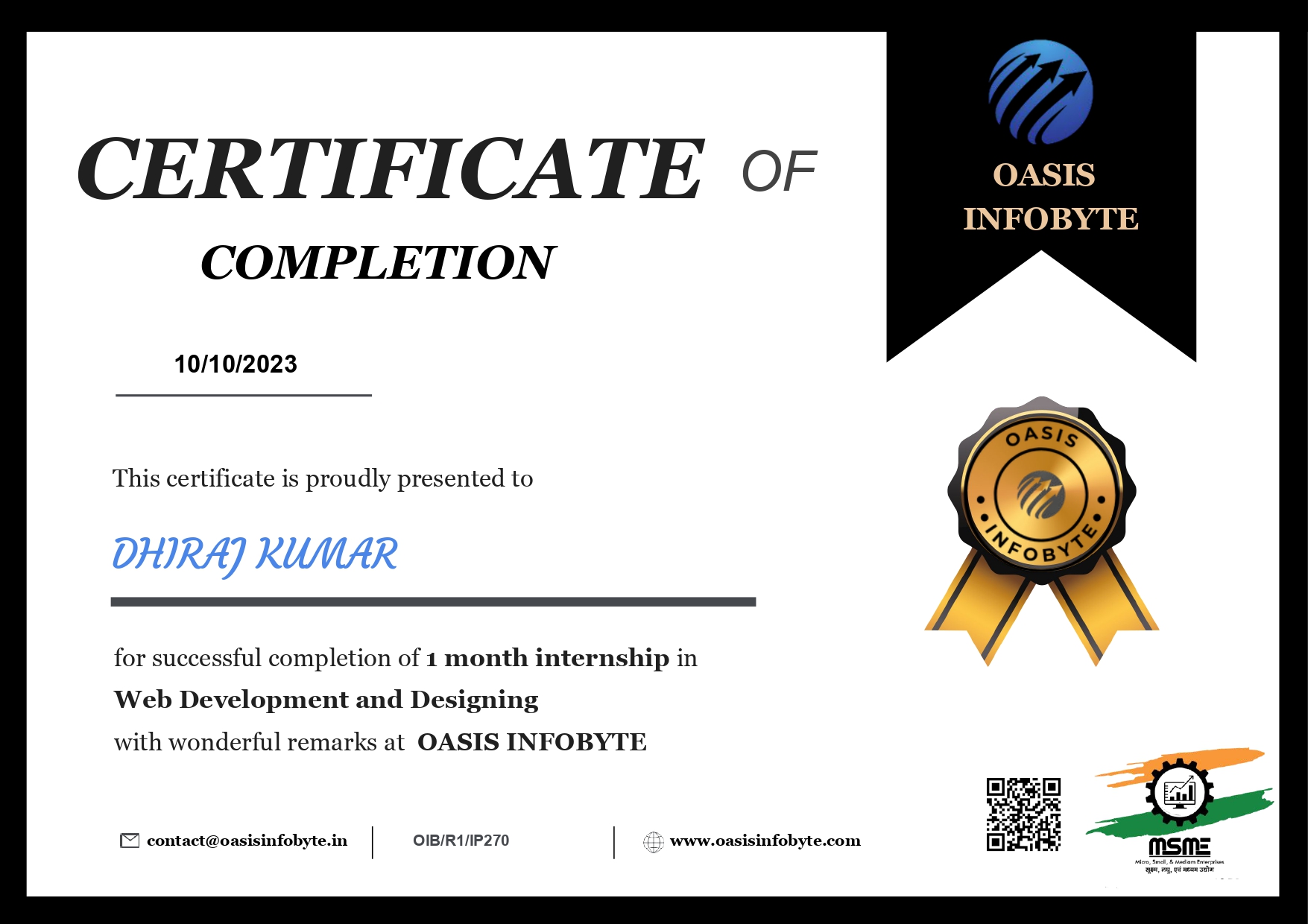 Certification 1